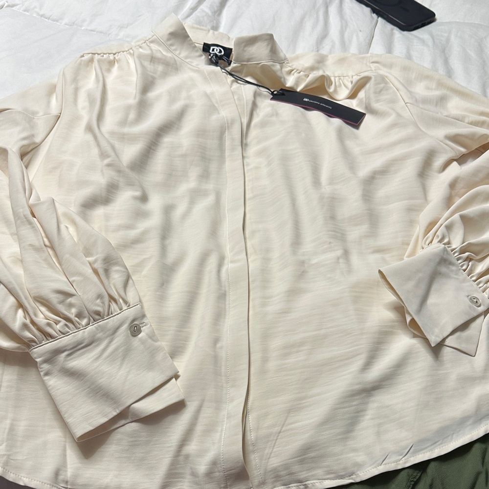 Elegant Cream Blouse